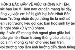 Trường Marie Curie nói gì về kêu gọi không ký ủng hộ bé Nhật Linh?