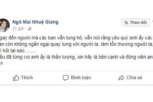 Bạn trai bị fans quay lưng, người yêu Xuân Trường lên tiếng