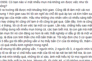 Cô gái dành cả thanh xuân đi xin việc đều bị từ chối vì mặt mụn