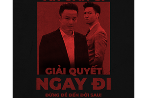 Loạt ảnh "chị Nguyệt", "Người phán xử" theo phong cách "Chạy ngay đi"