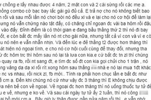 Bị cắm 2 cái sừng, vợ đòi ly thân khiến chồng dọa tự tử