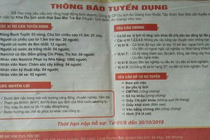 Công ty du lịch tuyển dụng "Chí Phèo", "Thị Nở" vào làm việc