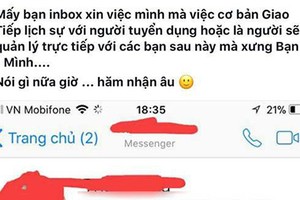 Ứng viên bị loại vì nhắn tin xưng bạn - mình khi đi xin việc