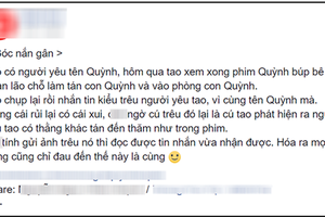 Thanh niên thẫn thờ vì phát hiện người yêu lừa dối