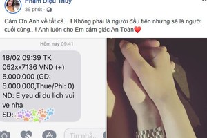 Vợ 3 của Hiệp Gà công khai tình mới