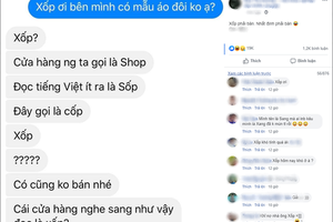 Khách gọi shop quần áo là 'xốp', chủ tiệm nổi giận hành động lạ