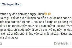 Chị gái bất ngờ đăng đàn chửi đám bạn Ngọc Trinh nịnh bợ