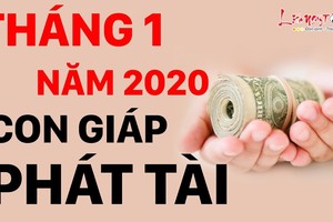 Video: Top con giáp phát tài nhanh chóng, tiền bạc ùn ùn về tay tháng 1/2020