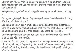 Hậu công khai ly hôn, Tuyết Lan chia sẻ về quan điểm tình yêu