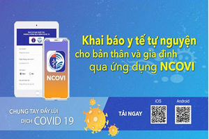 Ứng dụng NCOVI được cập nhật phiên bản mới