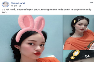 Hạ Vi hăng say đăng ảnh 'thả thính' cùng nhan sắc rạng rỡ