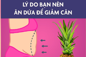 Video: Ăn dứa giúp giảm cân, tiêu mỡ hiệu quả cỡ nào?