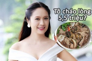 Thanh Thúy xót ví vì câu chuyện 'tô cháo lòng giá 5,5 triệu đồng'