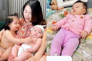 Ngoại hình đáng yêu của con gái thứ 5 nhà Hằng Túi