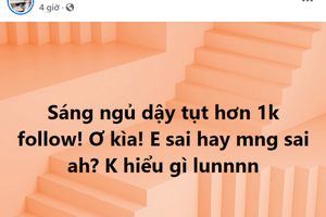 Nhiều người nổi tiếng bị "vạ lây" sau khi nhiều tài khoản Facebook bay màu