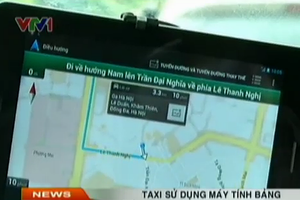 Máy tính bảng khắc tinh của... taxi "dù"