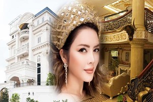 Nhà dát vàng lộng lẫy của Lý Nhã Kỳ và dàn sao Việt 