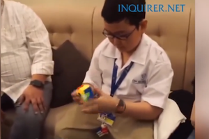 Video: Nam sinh 11 tuổi xoay rubik trong 6 giây