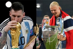 Haaland được khích "tẩy chay" Quả bóng vàng nếu Messi chiến thắng