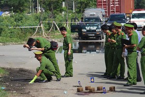 Công an khám nghiệm 1 vụ án trước đó.