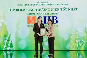 SHB lần thứ 4 được vinh danh trong TOP 10 doanh nghiệp 