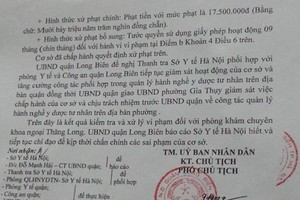 Phạt tiền, tước giấy phép hoạt động phòng khám tư cắt trĩ