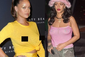 Rihanna không nội y khoe vòng một căng tràn, hiếm ảnh kín đáo 