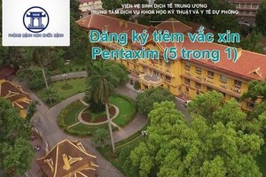 Ngày mai đăng ký 3.500 liều vacxin Pentaxim