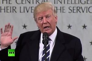 Tuyên bố bất ngờ của TT Donald Trump tại trụ sở CIA