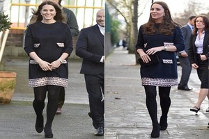 Mang bầu, Công nương Kate Middleton vẫn xinh đẹp rạng ngời