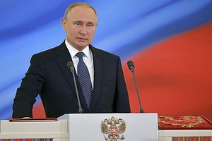 Thế giới chúc mừng Tổng thống Nga Vladimir Putin nhậm chức