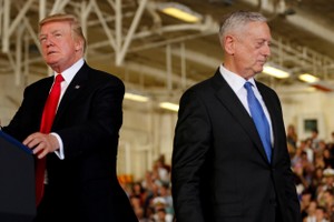 Ông Trump úp mở khả năng ra đi của Bộ trưởng Quốc phòng Mattis