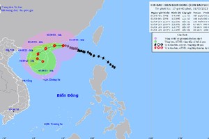 Bão Saola di chuyển bất thường, hoành hành dữ dội ở Biển Đông