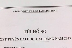 Mua hồ sơ xét tuyển đại học, cao đẳng ở đâu?