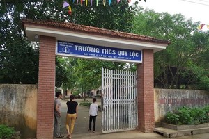 Thanh Hóa: Học sinh lớp 7 gọi cậu ruột đến đánh thầy