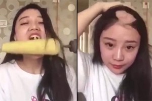 Clip thiếu nữ ăn ngô bằng máy khoan và cái kết “siêu thốn”