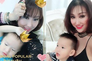 Khoảnh khắc bình yên của Phi Thanh Vân bên con trai Tấn Đức