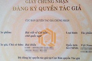 TS Bùi Hiền đăng ký bản quyền cải tiến chữ quốc ngữ: Không vì sợ ai đó chiếm hữu