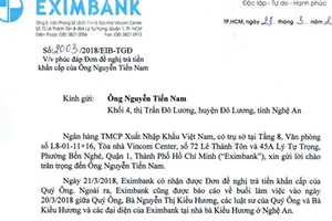 Khách đòi 27,8 tỷ "ngay và luôn", Eximbank trả lời bất ngờ