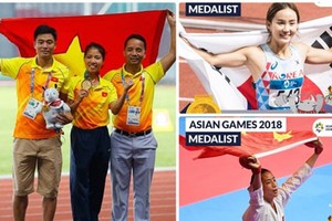 Bảng tổng sắp huy chương ASIAD 2018 ngày 29/8