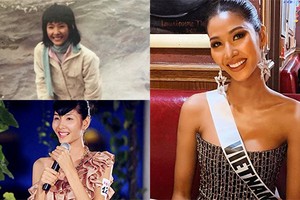 Loạt ảnh ngày bé, mới nổi tiếng của top 20 Miss Universe Hoàng Thùy 