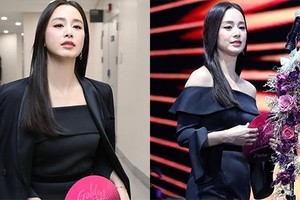 “Gái hai con” Kim Tae Hee lộ vòng 2 kém thon gọn