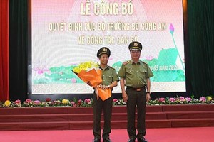 Giám đốc Công an Hoà Bình làm Phó Chánh Thanh tra Bộ Công an