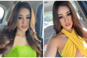 Hoa hậu Khánh Vân mặc gợi cảm ở Miss Universe 2020	