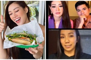 Chuẩn bị nhập cuộc, Khánh Vân được mời livestream, khoe ăn bánh mì Việt Nam