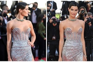 Cannes 2021 ngày 8: Siêu mẫu Brazil Isabeli Fontana gợi cảm đốt mắt