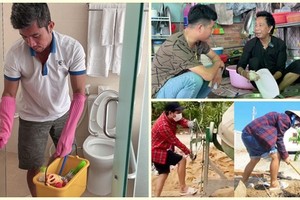 Có tên tuổi, sao Việt vẫn dọn vệ sinh, phụ hồ, lái xe ôm