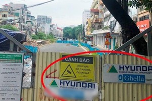 Cận cảnh ga ngầm metro Hà Nội bị nhà thầu nước ngoài dừng thi công