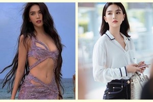 "Nữ hoàng nội y" Ngọc Trinh phản ứng sao giữa ồn ào diện váy nhái?