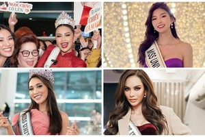 Ngọc Châu và dàn đối thủ lên đường thi Miss Universe 2022